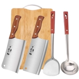 Нож, комплект, разделочная доска, 2 в 1, полный комплект