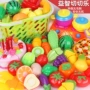 Trẻ em cắt trái cây đồ chơi bé gái bé trai chơi nhà bếp rau rau bánh cutler kết hợp bộ - Đồ chơi gia đình lego con gái
