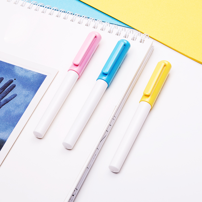 Deli Deli stationery A901 primary school students with pen practice word beginner set adult girl EF Ming tip corrective posture pen