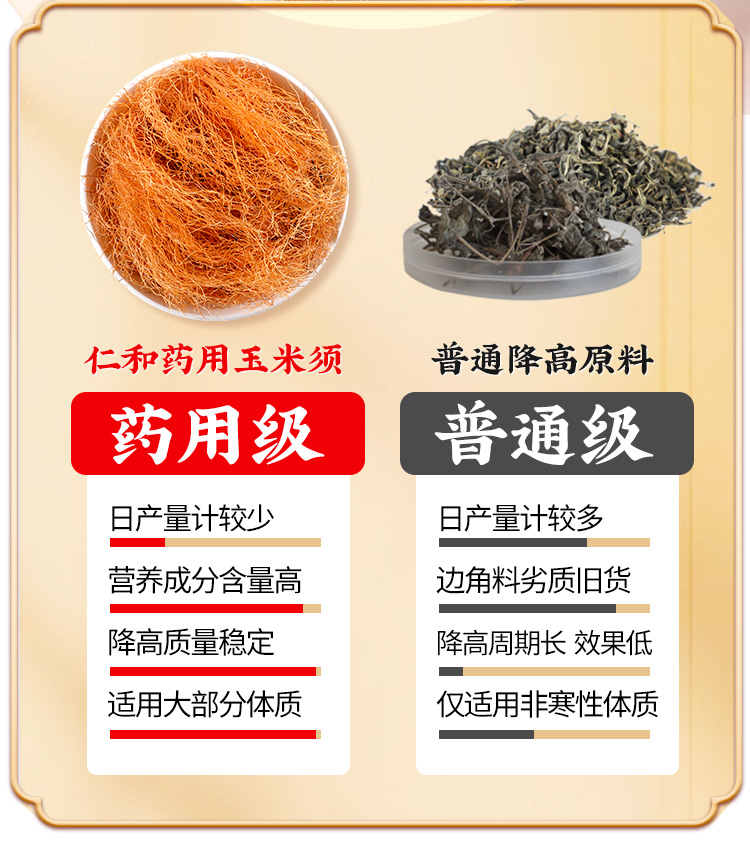 【仁和】正品降三高玉米须桑叶茶100g