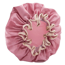Bath Cap Woman Waterproof Bath Home Double Bath Cap Long Hair Cute Shower Cap Headgear Kitchen Anti-Smoky Taste Cap