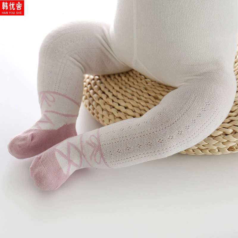 Bé mùa hè quần lửng mỏng 1-2 tuổi bé gái 3-5 chiếc quần cotton tôn vinh quần legging ống dài 12 tháng 6 - Xà cạp