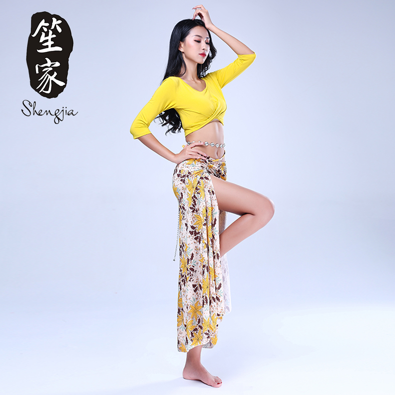 Sheng Jia Belly Leather Dance Costumes Summer Practice Suits 2022 New Sexes Costume Women Adults Suit Modale