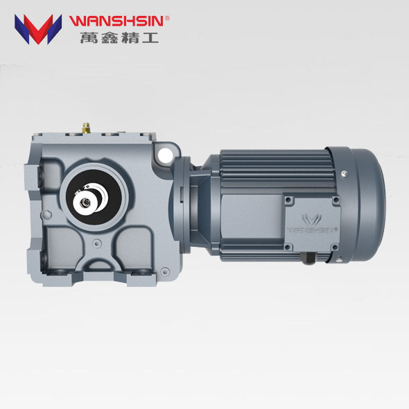 ten thousand Xin Seiko WANSHSIN Four series of S series inclined gear turbine worm-lever reducer bifacial output