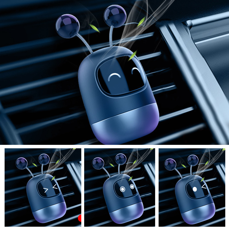 Mobile robot vehicle carries air-conditioning cars air conditioning mouth decorated solid aroma net red creative parts