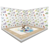 Мультяшный динозавр для мальчиков и девочек, настенные обои для парков развлечений для детского сада, раннее развитие