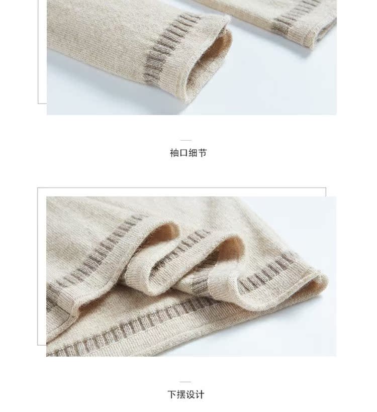 Một nửa cổ áo len cao cổ nữ cashmere mùa thu đông 2019 áo len cashmere mới áo len hoang dã - Vòng cổ áo len áo len cổ tim