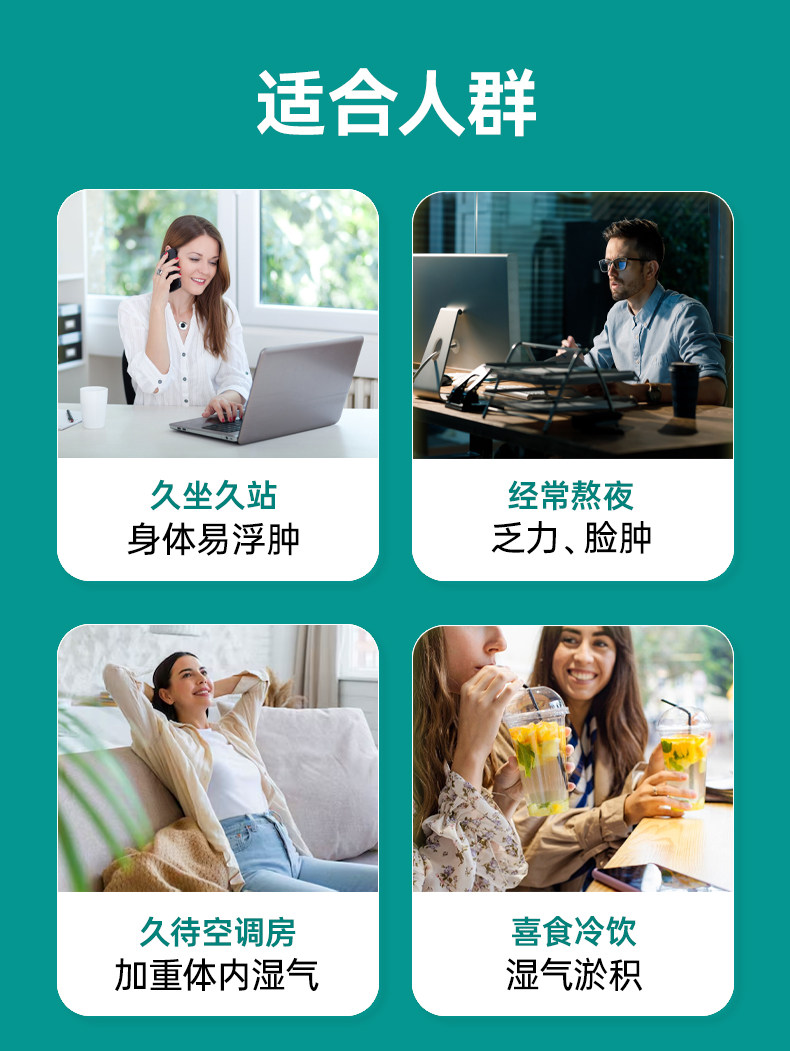 【中國直郵】 萊特維健 禦濕輕 祛濕消濕調理水腫草本健脾祛濕祛濕丸膠囊 60粒/盒