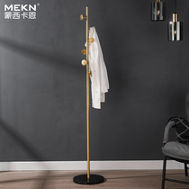 Nordic Brass Floor Cloister Marble Living-room Clothes Hat Rack Bedroom Clothing Hooks Modern Minima Hanger Clothes Hanger