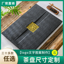 Custom Wujin stone tea tray Tea table middle custom tea table tea table inlaid 37 tea tray leaky panel cover plate