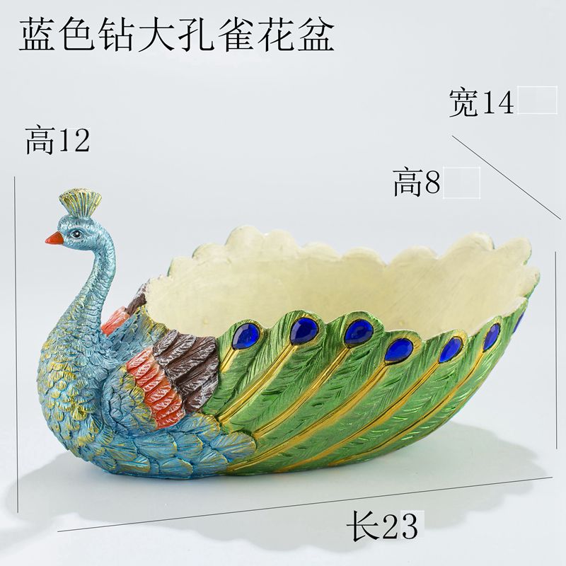 The Big bird fleshy flower pot simulation Nordic light mini key-2 luxury household act the role ofing is tasted fake bird not wooden furnishing articles ceramic decoration