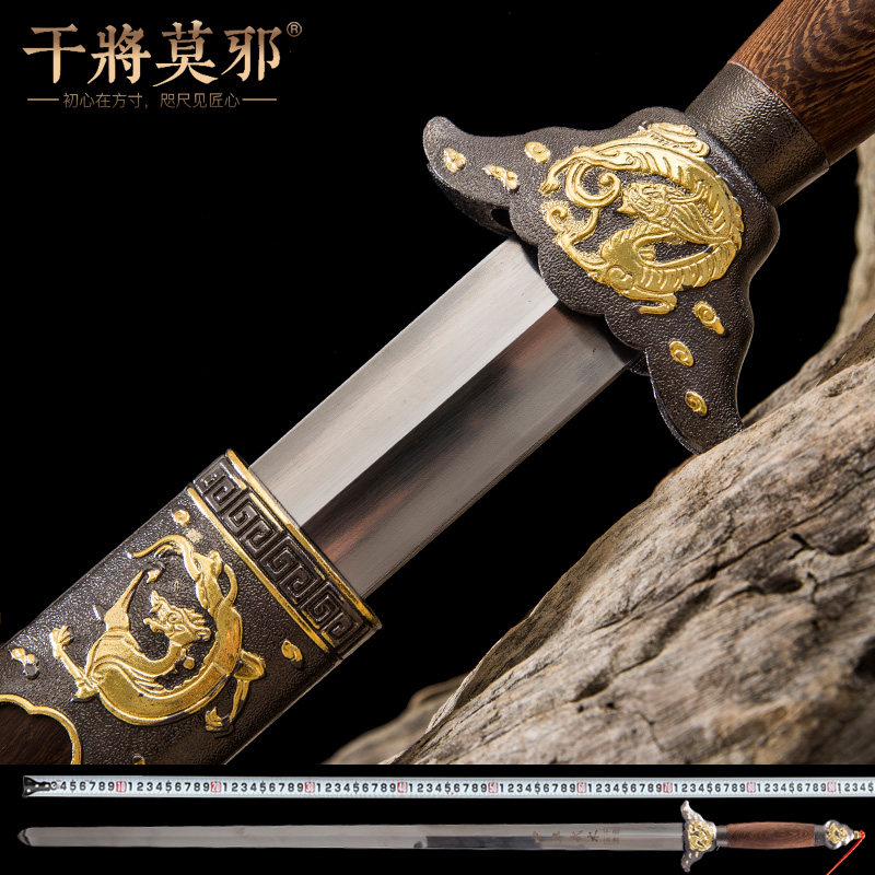 干将莫邪龙泉市不锈钢太极剑:男士女士晨练首选,未开刃武术表演神器!-太极剑-淘宝好物网