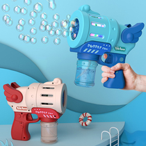 Bubble machine Net Red Girl heart ins fully automatic children handheld electric Gatling toy gun does not leak water
