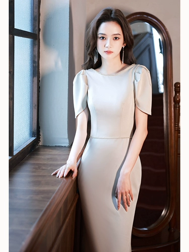 Элитное вечернее платье, французский стиль, изысканный стиль