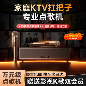 Home Theater Ktv Audio Set with Integrated Microphone Singing Speaker 2026 New Model Home Karaoke Machine