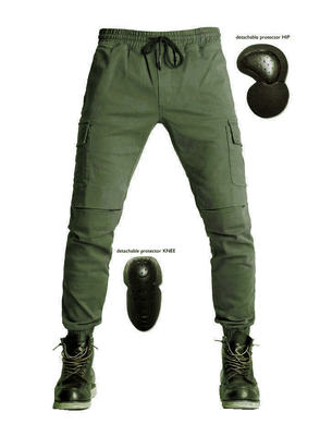 2019 Spring Autumn New Locomotive Riding Pants Casual Narrow-Footed Pants All Season Locomotive Pants Anti-Fall Body Pants Worksuit Pants