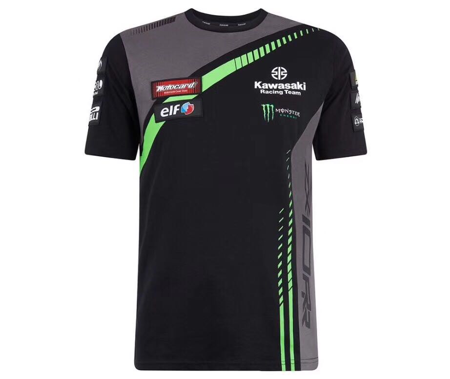 2019MOTO summer new motorcycle quick-drying breathable riding short-sleeved racing T-shirt ZX-10RR theme short-sleeved