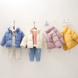 Детская куртка для мальчиков, короткий детский пуховик, детская одежда, 2019, в корейском стиле, в западном стиле