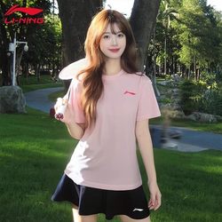 Li-Ning Badminton Clothing for Women 2025 New Model Student High-Appearance Badminton Top Quick-Drying Sportswear Set