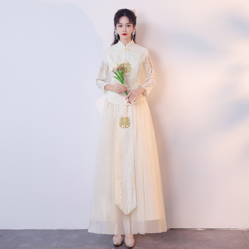  3XL+Long sleeve, champagne color   + $3.77 