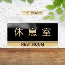 Acrylic lounge signs Signs Doorplate Signs Corporate Office Meeting Room Coroom Card Unit Department Position Signs Signage Staff Lounge Reception Room Logo Placard Cue Cards