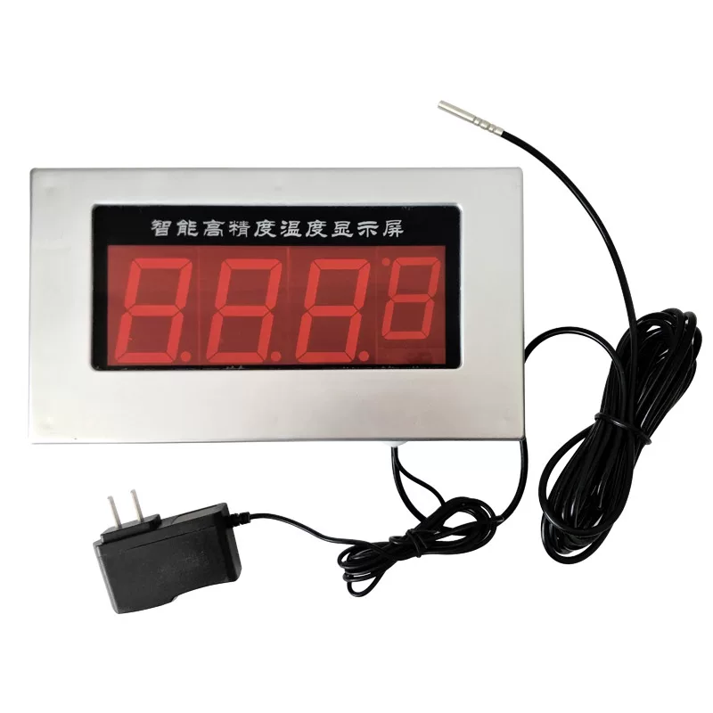 Highly precise thermometer, LCD display, electronic swimming pool, wide screen, temperature measurement