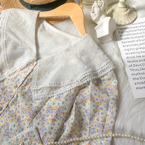 Tea break dress 2021 early spring new dress French retro waist floral fried street skirt gentle wear