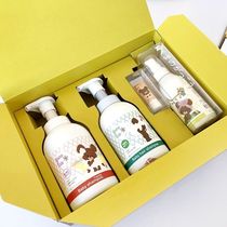 Spot Japanese Mamakids treasure set box treasure baby and child care gift box shampoo and shower gel mamakids