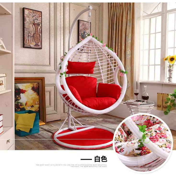 New Romantic swing set Coarse Vine Room inside and outside Cane Chair Basket O Courtyard Bird Nest Double Hanging Chair Eurostyle Bird Nest Adults