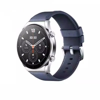 Xiaomi watch s1-liuguang silver [новая только печать] (синий кожаный ремешок)