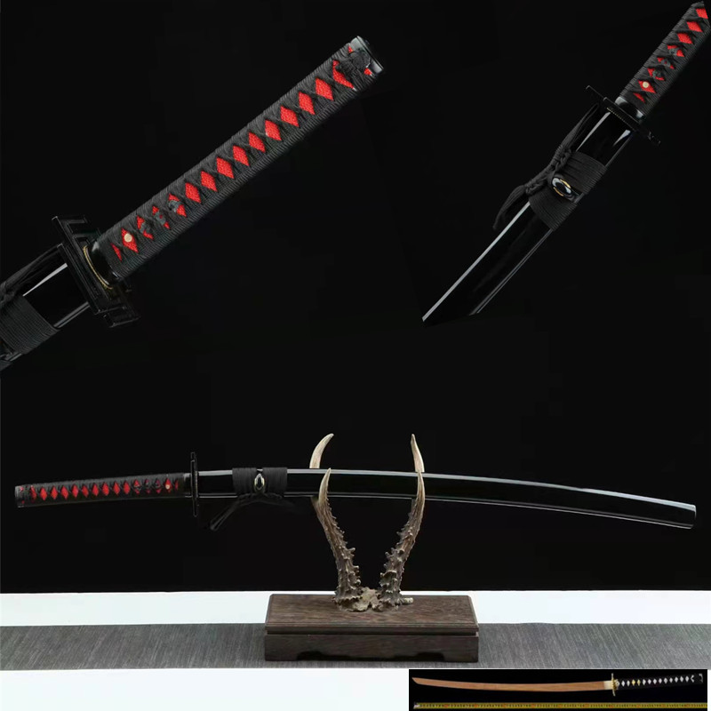 Residence Road Tang Cross Knife Integrated Knife Sword East Foreign Practice Plucking Dao Defense of Long Knife Wooden Town Residence Treasure Sword Unopened Blade