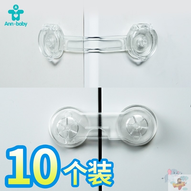 2021 anti-pet open door anti-kitty dog door opening translation door and window kitchen wardrobe door blocking lock catch free from punching 6