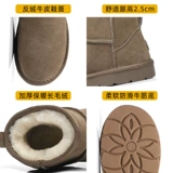 Сапоги, зимние удерживающие тепло флисовые нескользящие туфли подходит для мужчин и женщин, 2024 года