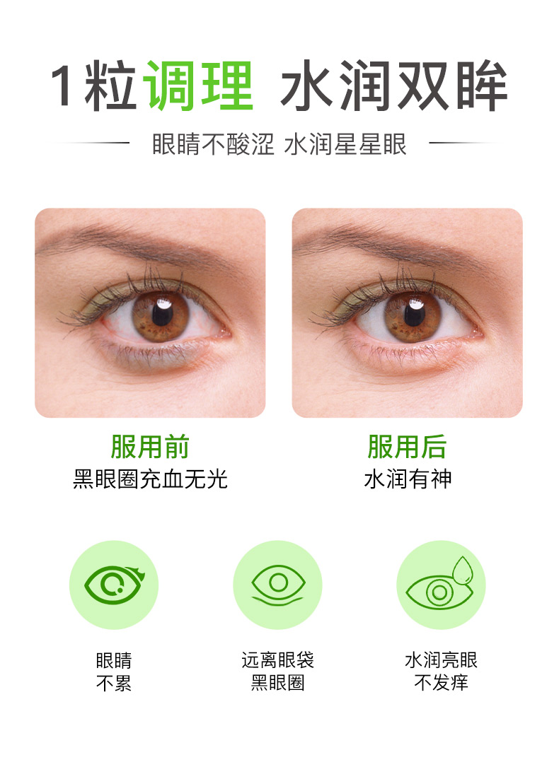 成年叶黄素虾青素番茄红30粒
