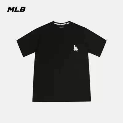 MLB official men's and women's T-shirt NYLA couple Tanabata short-sleeved white sports loose fashion summer 21 TS10