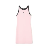 MLB Официальное женское спортивное модное платье без рукавов, тонкая юбка контрастного цвета OPB06/OP610/OPM02