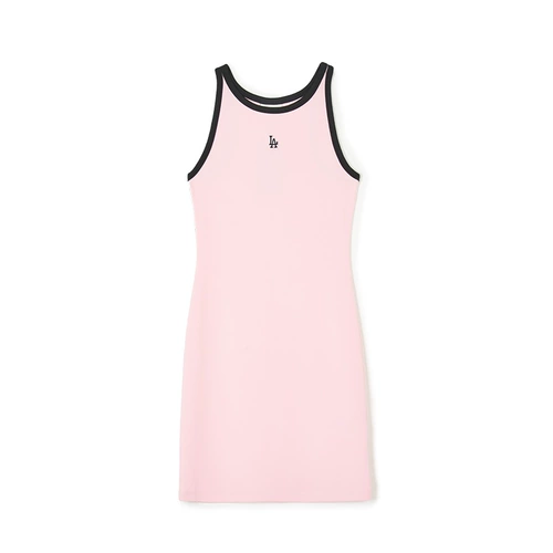 MLB Официальное женское спортивное модное платье без рукавов, тонкая юбка контрастного цвета OPB06/OP610/OPM02