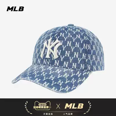 MLB official men's and women's hats vintage old Denning soft top baseball cap cap cap Autumn New CPDN