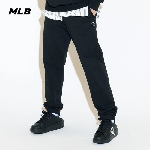 MLB Спортивные штаны подходит для мужчин и женщин для влюбленных, комплект для отдыха, оверсайз, свободный крой