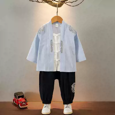 Children's Hanfu Boys Ancient Chinese Style Set Years Old Baby Vintage Clothes Children Children Republic of China Tang Dress Young Men