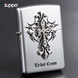 Zippo более светлый подлинный черный лед древний серебряный бриллиант святой святой, оригинальные аутентичные ветрозащитные зажигалки