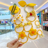 Желтый комплект в форме цветка, 10 шт