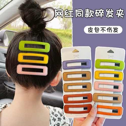 Детская заколка для волос, детские шпильки для волос, челка, безвредный аксессуар для волос, не повреждает волосы