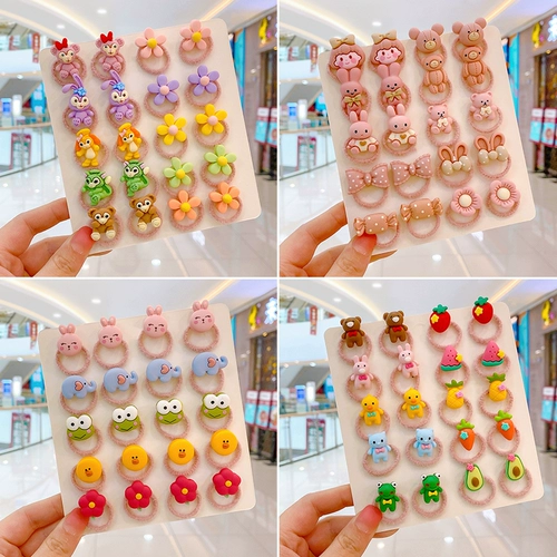 Детский безвредный аксессуар для волос, эластичная детская резинка для волос, не повреждает волосы