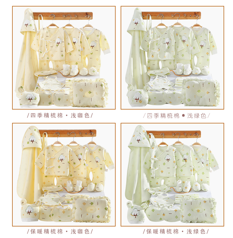Bộ quần áo sơ sinh cotton cho bé sơ sinh 0-3 tháng 6 mùa xuân thu đông cho bé sơ sinh đồ cho trẻ sơ sinh