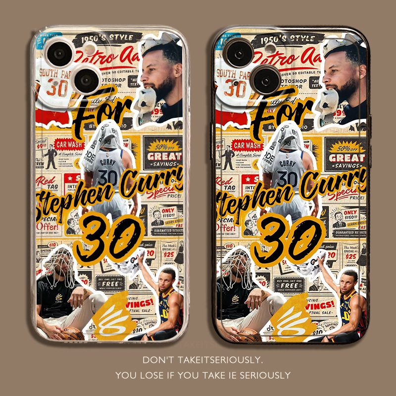 Suitable for Apple 17 Phone Case iPhone 16 Pro Max Stephen Curry 15 Basketball 12 Peripherals 13 Mini Creative 14 Personalized X New Model Xr Boys XS Protective Soft Case 8 Anti-Drop 7 Shell