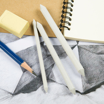 Lobete 3 sets handmade rice paper paper brush sketch set high gloss smear pen paper roll pen painting special paper brush beginners adult art painting materials tools brush set