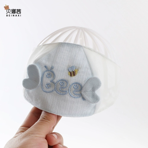 Детская летняя тонкая хлопковая шапка, детский ниппель для новорожденных для раннего возраста