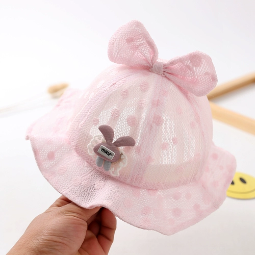 Детская шапка, летняя солнцезащитная шляпа для принцессы для раннего возраста на солнечной энергии для девочек