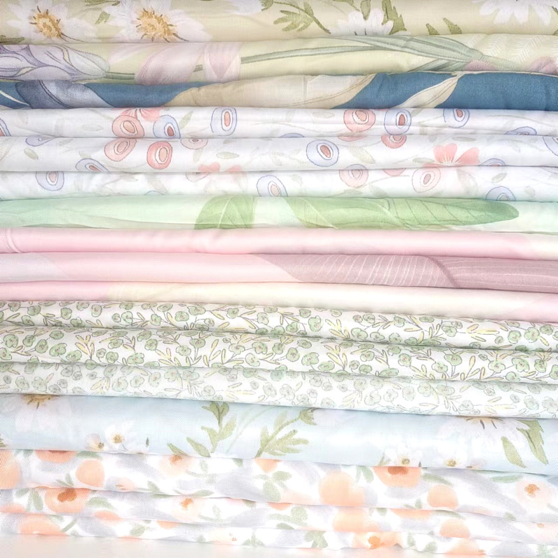 Pure Cotton Tencel Long Knife-Edged Cloth, Hand-Stitched Bed Bed Sheets and Quilt Cover Weighing by the Pound Zy